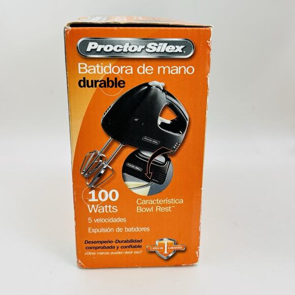 Proctor Silex 62507 5 Speed Hand Mixer - Black. New In Open Box. - Picture 2 of 9